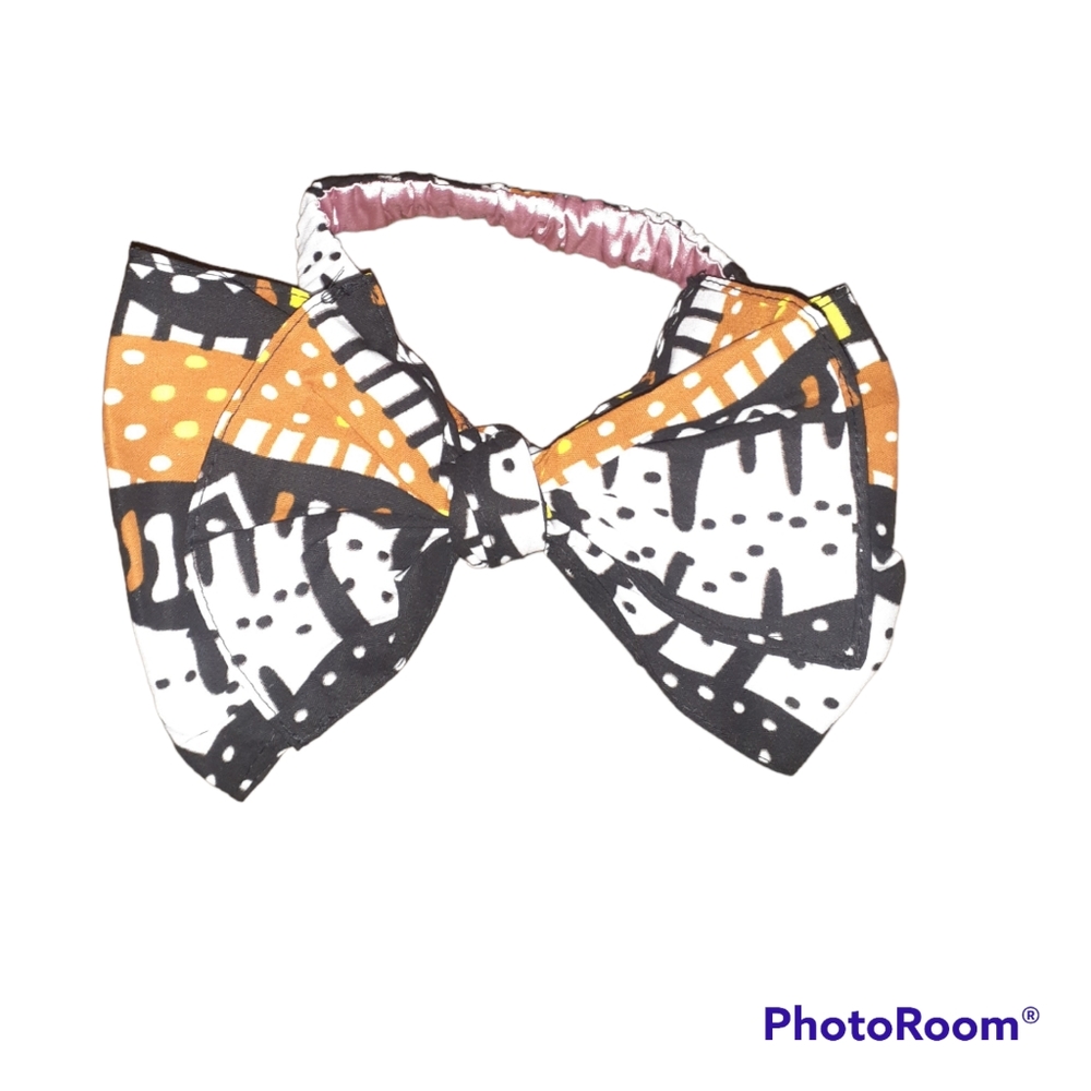 You Go Natural YGN Lineage Bow Headband for Kids NWT